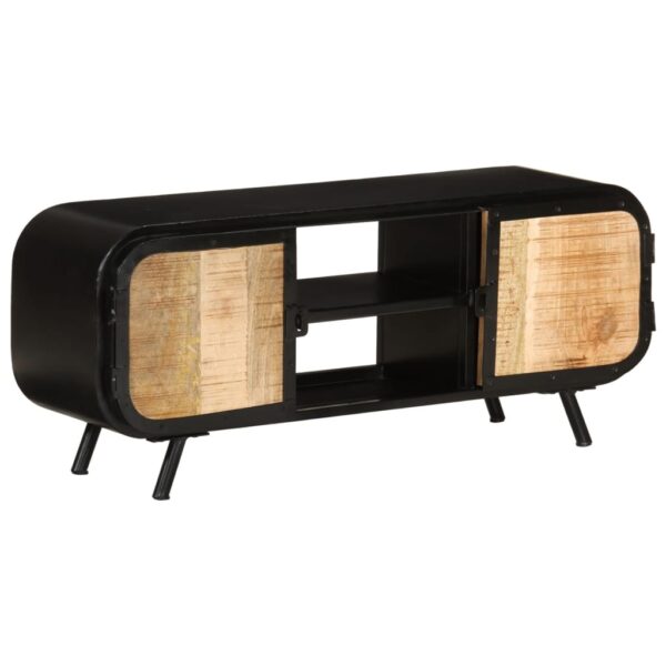 Szafka pod telewizor, 110x30x45 cm, surowe drewno mango - obrazek 11
