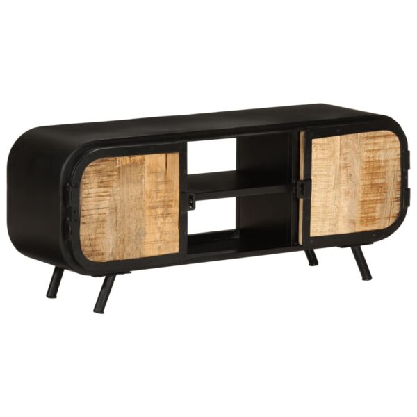 Szafka pod telewizor, 110x30x45 cm, surowe drewno mango - obrazek 12