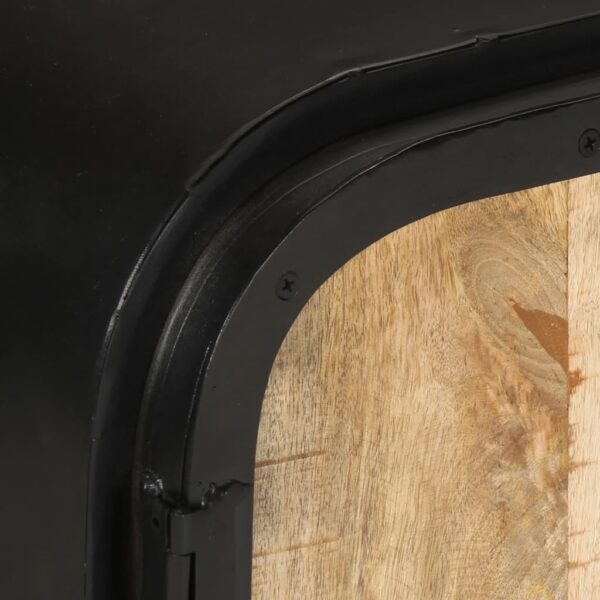 Szafka pod telewizor, 110x30x45 cm, surowe drewno mango - obrazek 6