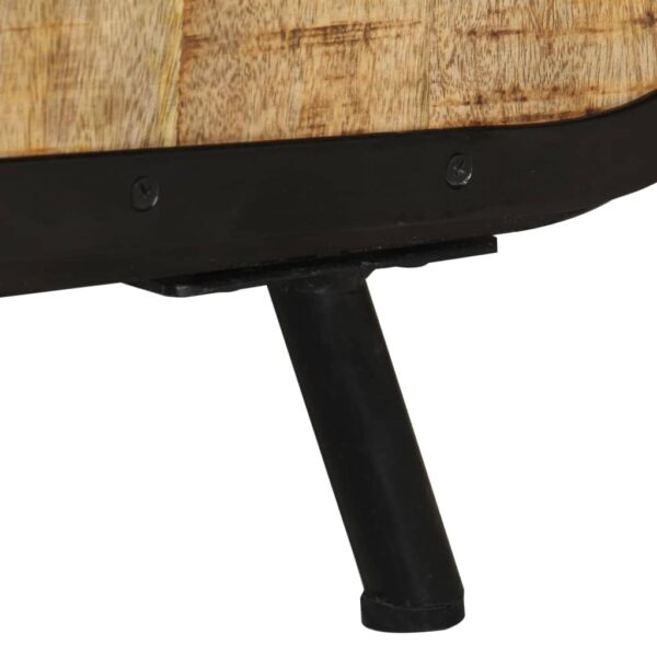 Szafka pod telewizor, 110x30x45 cm, surowe drewno mango - obrazek 9