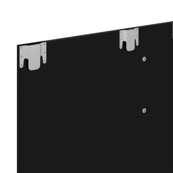 Wisząca szafka pod TV, czarna, wysoki połysk, 102x23,5x90 cm - obrazek 7