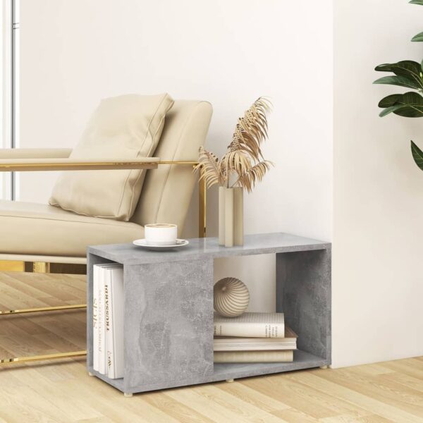 Szafka pod TV, szarość betonu, 60x24x32 cm - obrazek 3