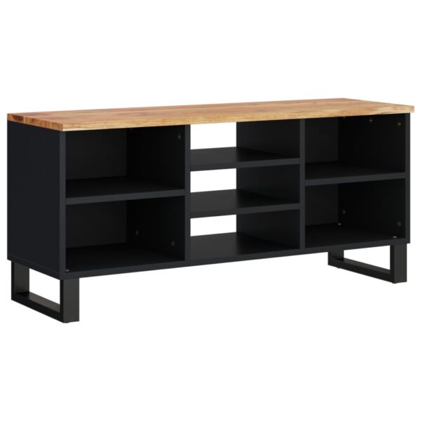 Szafka RTV, 100x33x46 cm, akacja i materiał drewnopochodny - obrazek 2