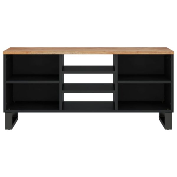 Szafka RTV, 100x33x46 cm, akacja i materiał drewnopochodny - obrazek 3