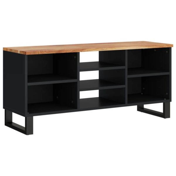 Szafka RTV, 100x33x46 cm, akacja i materiał drewnopochodny - obrazek 12