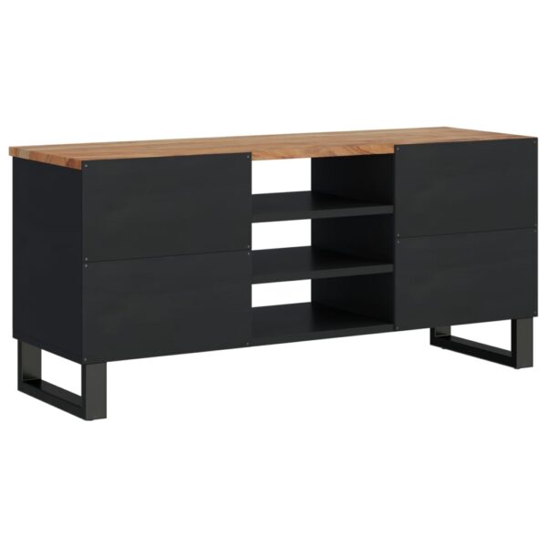 Szafka RTV, 100x33x46 cm, akacja i materiał drewnopochodny - obrazek 4