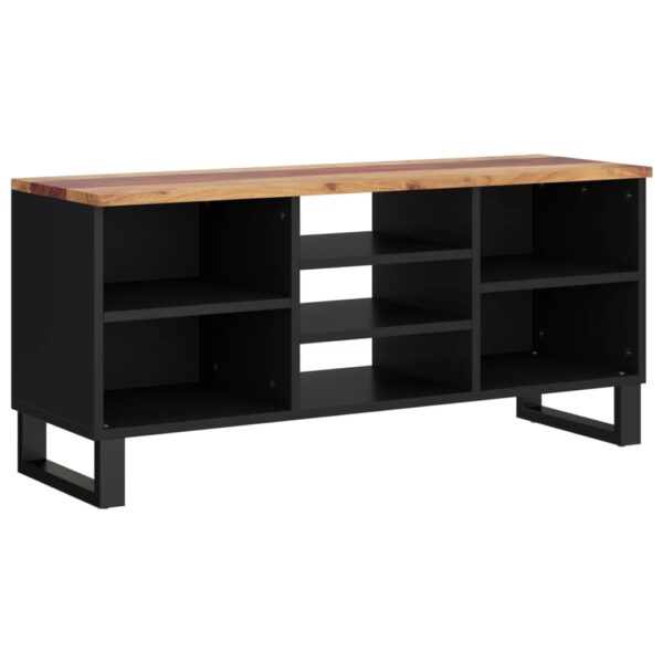Szafka RTV, 100x33x46 cm, akacja i materiał drewnopochodny - obrazek 11