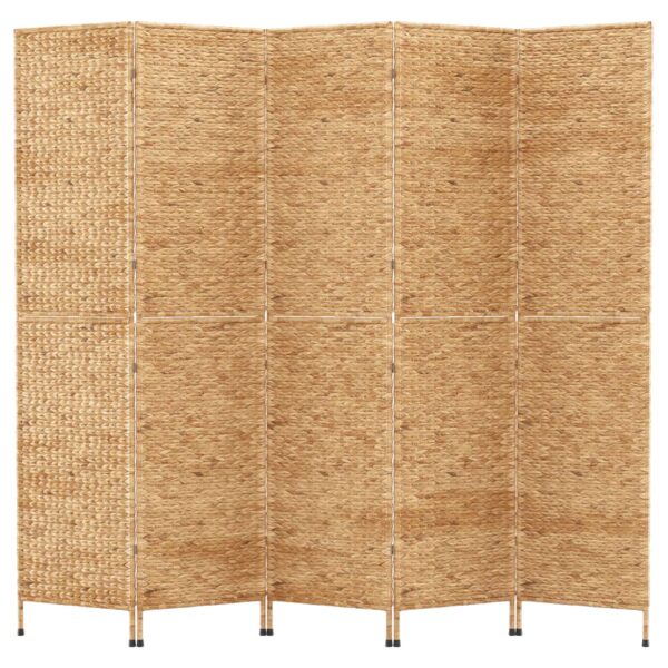 Parawan pokojowy, 5-panelowy, 205x180 cm, hiacynt wodny - obrazek 3