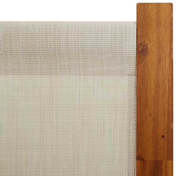 Parawan 5-panelowy, jasnoszary, 350x180 cm - obrazek 6