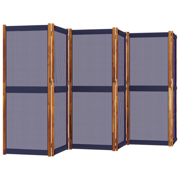 Parawan 6-panelowy, ciemnoniebieski, 420x180 cm - obrazek 3