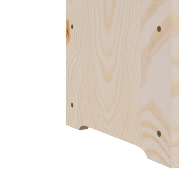 Stojak na wino, 67,5x25x60 cm, lite drewno sosnowe - obrazek 8