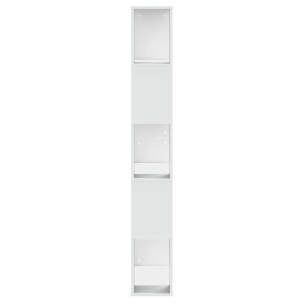 5-poziomowy regał, biały, 80,5x23,5x162,5 cm - obrazek 4