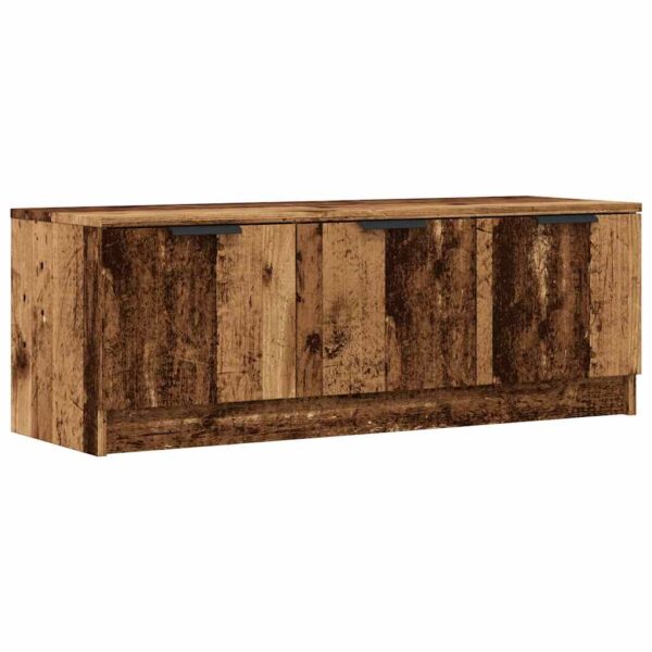 Szafka pod telewizor, stare drewno, 102x35x36,5 cm - obrazek 2
