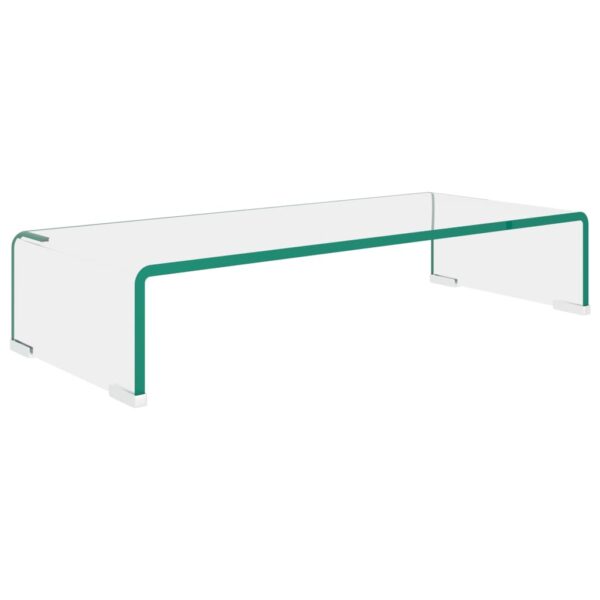 Podstawka pod monitor / telewizor szklana 60x25x11 cm - obrazek 2