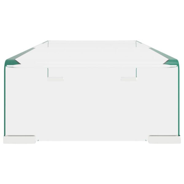 Podstawka pod monitor / telewizor szklana 60x25x11 cm - obrazek 4