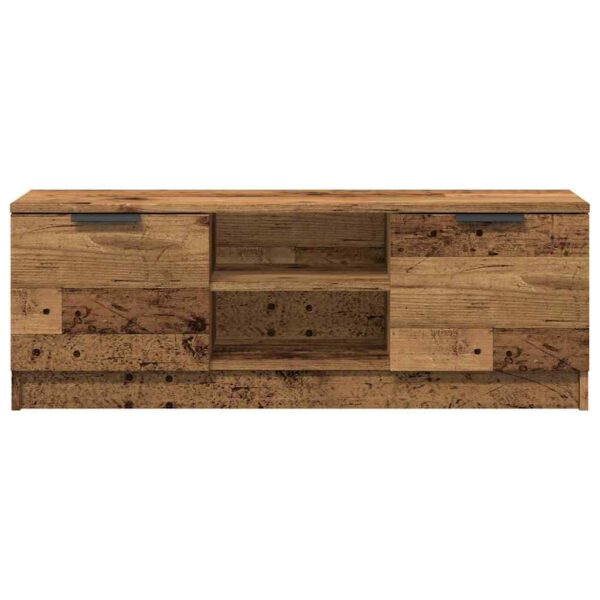 Szafka pod telewizor, stare drewno, 102x35x36,5 cm - obrazek 4