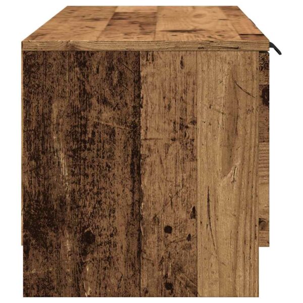 Szafka pod telewizor, stare drewno, 102x35x36,5 cm - obrazek 5