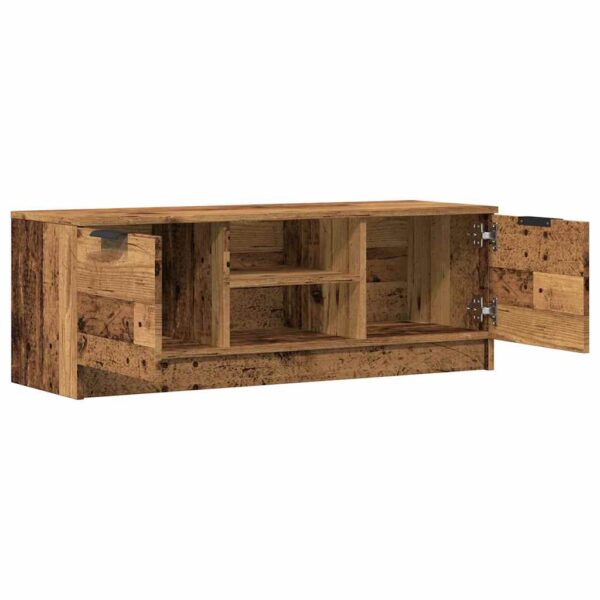 Szafka pod telewizor, stare drewno, 102x35x36,5 cm - obrazek 7
