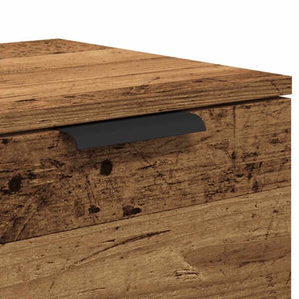 Szafka pod telewizor, stare drewno, 102x35x36,5 cm - obrazek 8
