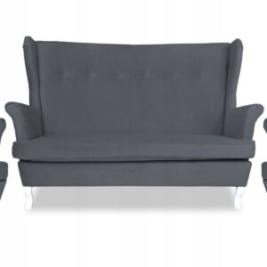 Zestaw wypoczynkowy mebli uszak ARI sofa fotele skandynawskie