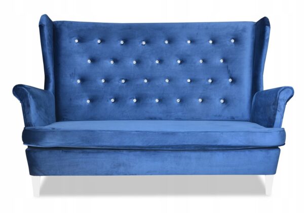 Zestaw wypoczynkowy mebli uszak Diana sofa fotele skandynawskie - obrazek 3