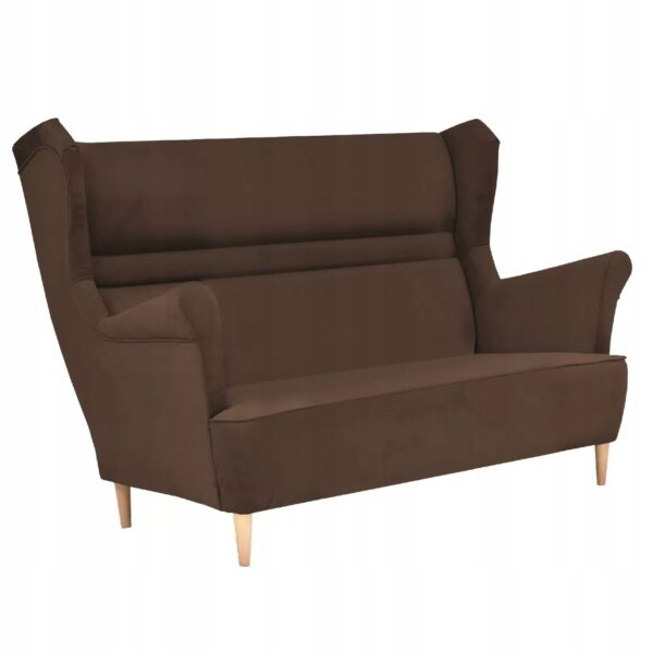 Zestaw wypoczynkowy mebli uszak Zoja sofa fotele skandynawskie - obrazek 3
