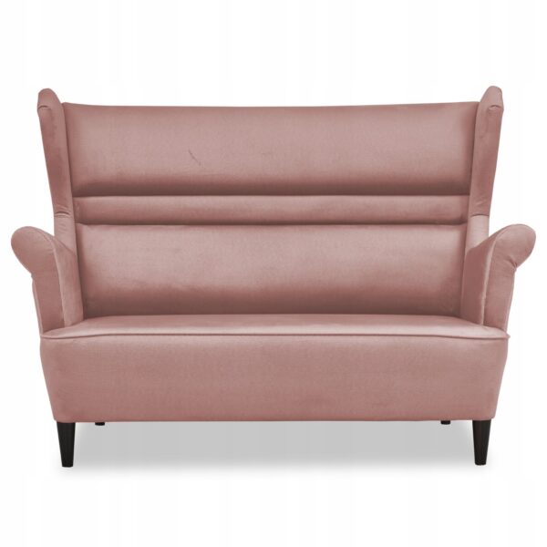Zestaw wypoczynkowy mebli uszak Zoja sofa fotele pufy komplet nowy - obrazek 2