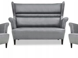 Zestaw wypoczynkowy mebli uszak Zoja sofa fotele skandynawskie