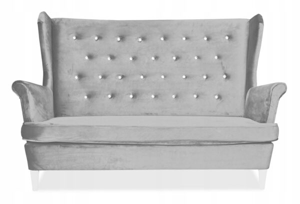 Zestaw wypoczynkowy mebli uszak Diana sofa fotele pufy komplet - obrazek 3