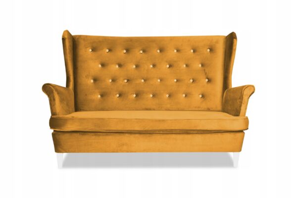 Zestaw wypoczynkowy mebli uszak Diana sofa fotele pufy komplet - obrazek 3