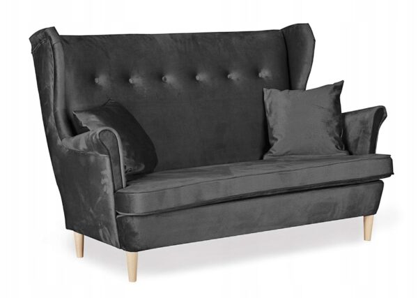 Zestaw wypoczynkowy mebli uszak Ari sofa fotele pufy komplet - obrazek 2