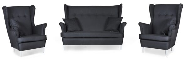 Zestaw wypoczynkowy mebli uszak ARI sofa fotele skandynawskie