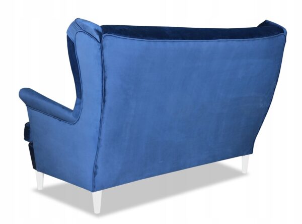 Zestaw wypoczynkowy mebli uszak Diana sofa fotele pufy komplet - obrazek 4
