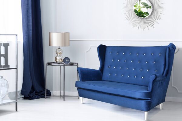 Zestaw wypoczynkowy mebli uszak ARI Print sofa fotele skandynawskie - obrazek 4