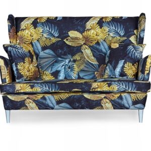 Zestaw wypoczynkowy mebli uszak ARI Print sofa fotele skandynawskie