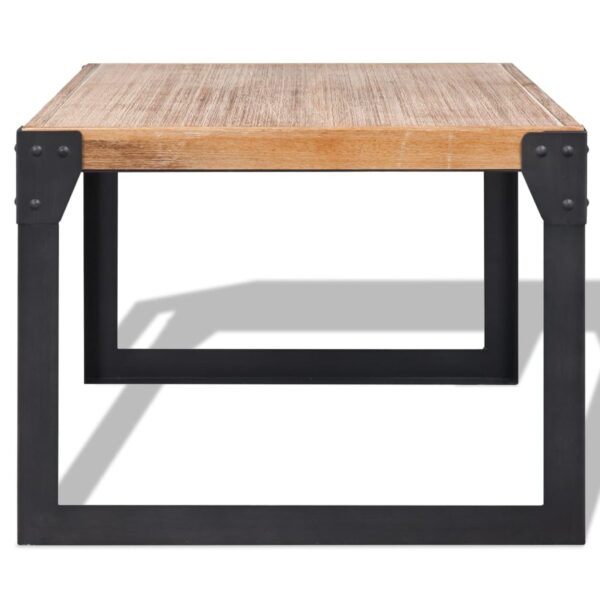 Stolik kawowy z drewna akacjowego 100x60x45 cm - obrazek 3