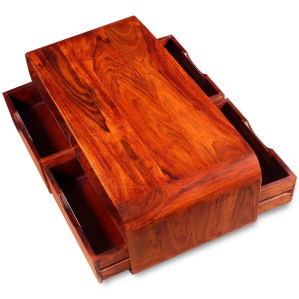 Stolik kawowy z drewna sheesham, 90 x 40 x 35 cm - obrazek 7