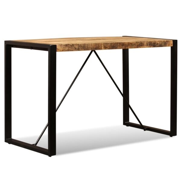 Stół jadalniany, surowe drewno mango, 120 cm - obrazek 6