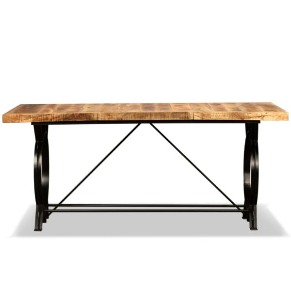 Stół jadalniany, surowe drewno mango, 180 cm - obrazek 3