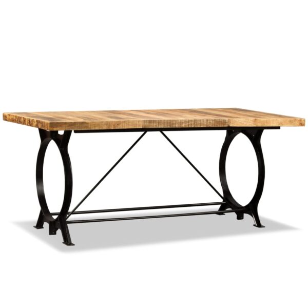 Stół jadalniany, surowe drewno mango, 180 cm - obrazek 7