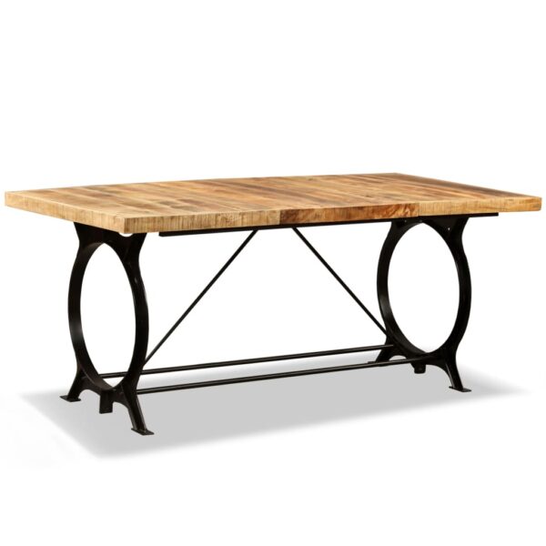 Stół jadalniany, surowe drewno mango, 180 cm - obrazek 9