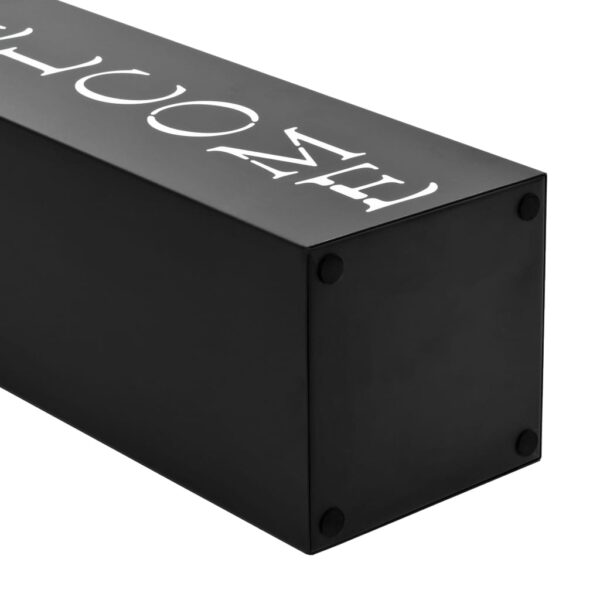 Stojak na parasole, z napisem Welcome, stalowy, czarny - obrazek 4