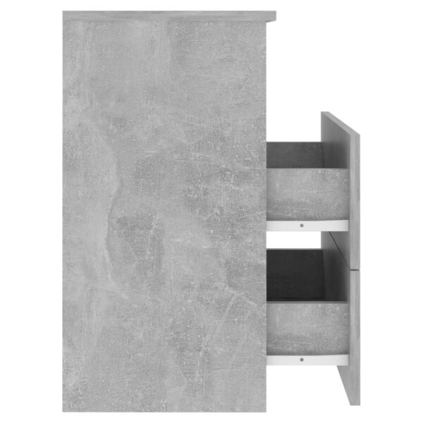 Szafka nocna, szarość betonu, 50x32x60 cm - obrazek 7