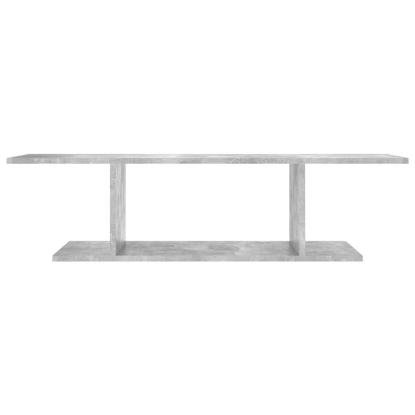 Wisząca szafka telewizyjna, szarość betonu, 103x30x26,5 cm - obrazek 4