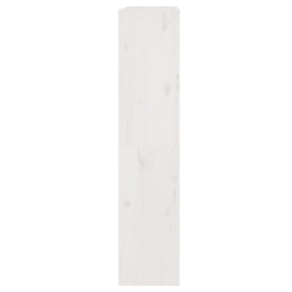 Regał na książki/przegroda, biały, 80x30x135,5 cm, sosnowy - obrazek 6