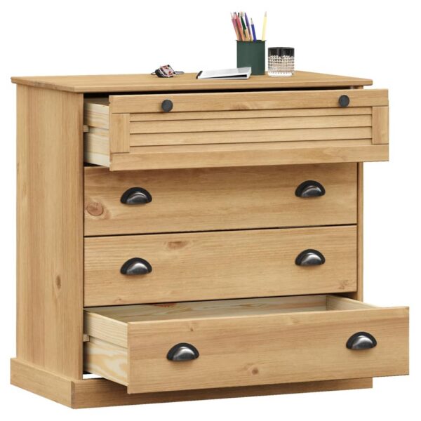 Komoda VIGO, 80x40x76 cm, lite drewno sosnowe - obrazek 3