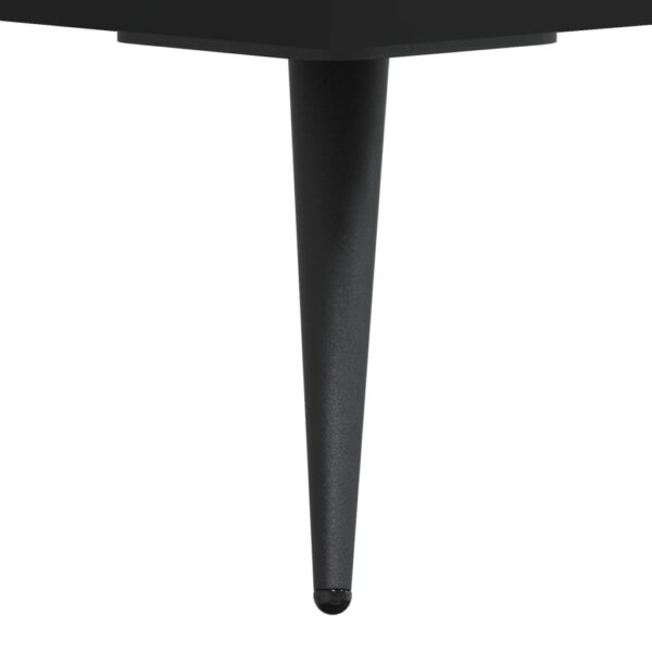 Szafka pod TV, czarna, 150x30x44,5 cm, materiał drewnopochodny - obrazek 9