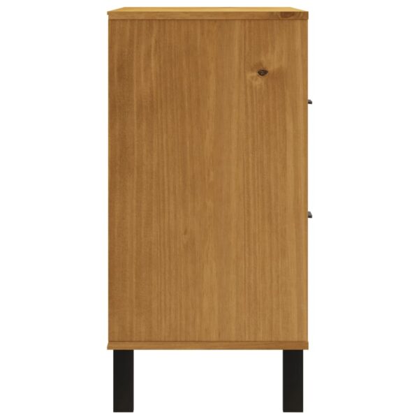 Komoda FLAM, 80x40x80 cm, lite drewno sosnowe - obrazek 6