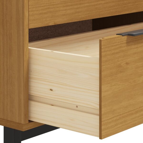 Komoda FLAM, 80x40x80 cm, lite drewno sosnowe - obrazek 8