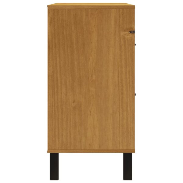 Komoda FLAM, 110x40x80 cm, lite drewno sosnowe - obrazek 6